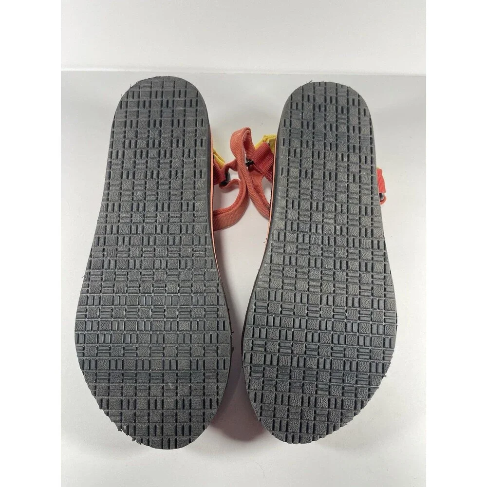 Time and Tru Women’s Platform Sport Sandals - Multicolor Strappy - Size 12 Wide